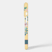 Farbenfrohe Girly Floral iPhone / iPad Fall Case-Mate iPhone Hülle (Rückseite / Links)