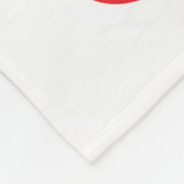 Farbenfrohe Gitarre Fleecedecke (Ecke)