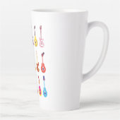 Farbenfrohe Gitarre Milchtasse (Rechts)