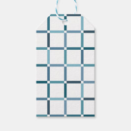 Farbenfrohe Gitter mit negativen Meeresfarben im W Geschenkanhänger