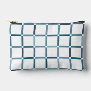 Farbenfrohe Gitter mit negativen Meeresfarben im W Zubehörtasche