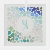 Farbenfrohe Gläser Keepake Glas Ornament Ornament Aus Glas (Rückseite)