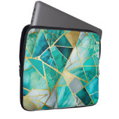 Farbenfrohe Glasmosaik Art Laptop-Case Laptopschutzhülle (Vorne Rechts)