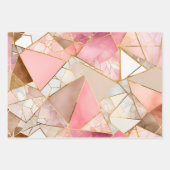 Farbenfrohe Glasmosaik Art Wrapping Paper Sheets Geschenkpapier Set (Vorderseite 2)