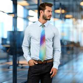 Farbenfrohe Glasmosaik Schachte Krawatte