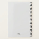 Farbenfrohe Gleichungen Geometrische Designs Lizar Planer (Rückseite)