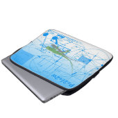 Farbenfrohe Gleichungen Geometrische Gestaltungsmu Laptopschutzhülle (Vorne Knopf)