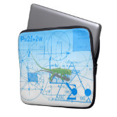 Farbenfrohe Gleichungen Geometrische Gestaltungsmu Laptopschutzhülle (Vorderseite Links)