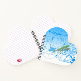 Farbenfrohe Gleichungen Geometrische Gestaltungsmu Notizblock