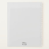 Farbenfrohe Gleichungen Geometrische Gestaltungsmu Planer (Rückseite)