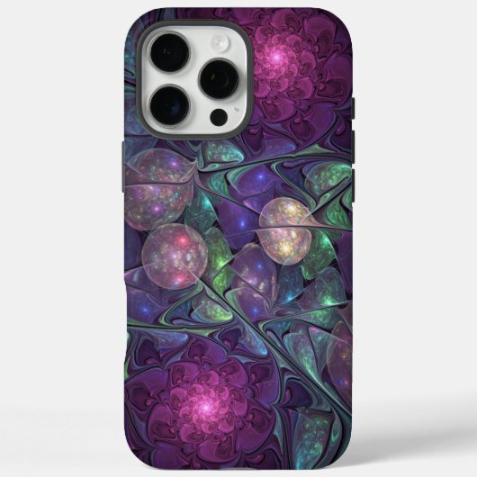 Farbenfrohe Glitterwochen Modernes Abstraktes Frak Case-Mate iPhone Hülle (Rückseite)