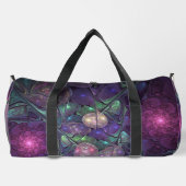 Farbenfrohe Glitterwochen Modernes Abstraktes Frak Duffle Bag (Rückseite)