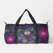 Farbenfrohe Glitterwochen Modernes Abstraktes Frak Duffle Bag (Vorderseite)