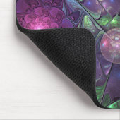 Farbenfrohe Glitterwochen Modernes Abstraktes Frak Mousepad (Ecke)