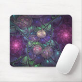 Farbenfrohe Glitterwochen Modernes Abstraktes Frak Mousepad (Mit Mouse)