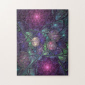 Farbenfrohe Glitterwochen Modernes Abstraktes Frak Puzzle (Vertikal)