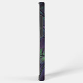 Farbenfrohe Glitterwochen Modernes Abstraktes Frak Samsung Galaxy Hülle (Rechte Seite)