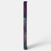 Farbenfrohe Glitterwochen Modernes Abstraktes Frak Samsung Galaxy Hülle (Linke Seite)