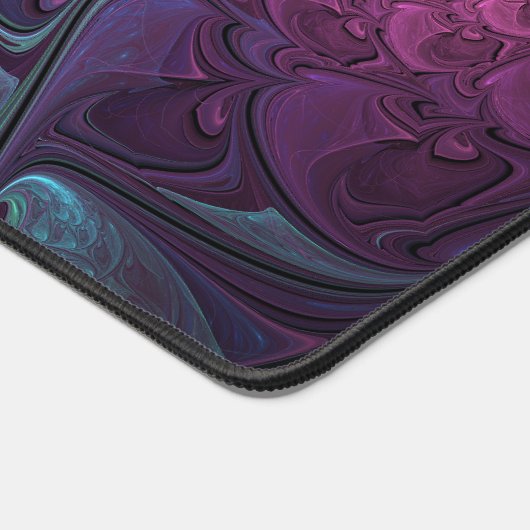 Farbenfrohe Glitterwochen Modernes Abstraktes Frak Schreibtischunterlage (Ecke)