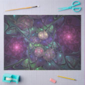 Farbenfrohe Glitterwochen Modernes Abstraktes Frak Seidenpapier (Basteln)