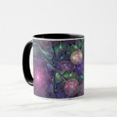 Farbenfrohe Glitterwochen Modernes Abstraktes Frak Tasse (Vorderseite Links)