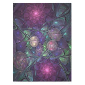 Farbenfrohe Glitterwochen Modernes Abstraktes Frak Tischdecke (Vorderseite)