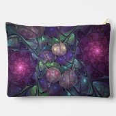 Farbenfrohe Glitterwochen Modernes Abstraktes Frak Zubehörtasche (Rückseite)