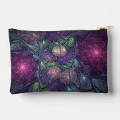 Farbenfrohe Glitterwochen Modernes Abstraktes Frak Zubehörtasche (Rückseite)