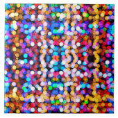 Farbenfrohe Glitzer Art Fliese (Vorderseite)