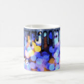 Farbenfrohe Glitzer Design Coffee Tasse Cup (Mittel)
