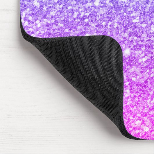 Farbenfrohe Glitzer & Glitzern Modernes Design Mousepad (Ecke)