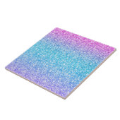 Farbenfrohe Glitzer TextureGlitter Fliese (Seite)