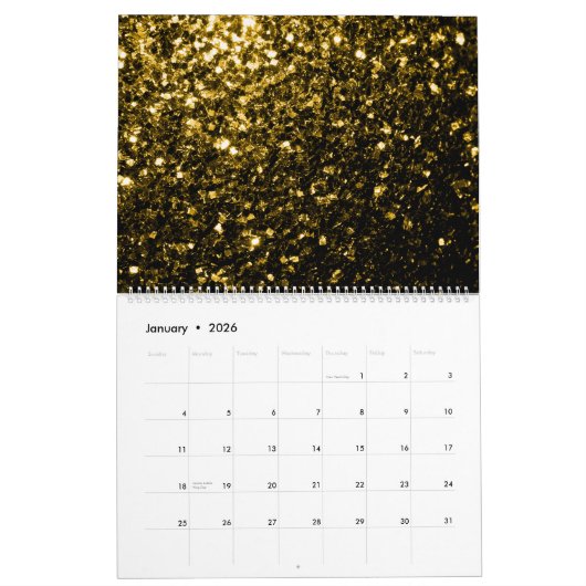 Farbenfrohe Glitzern - Terminkalender 2025 Kalender (Jan 2026)