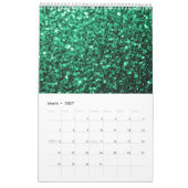 Farbenfrohe Glitzern - Terminkalender 2025 Kalender (Mär 2027)