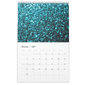 Farbenfrohe Glitzern - Terminkalender 2025 Kalender (Feb 2027)