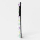 Farbenfrohe glückliche Kätzchen Muster Case-Mate iPhone Hülle (Hinten/Links)