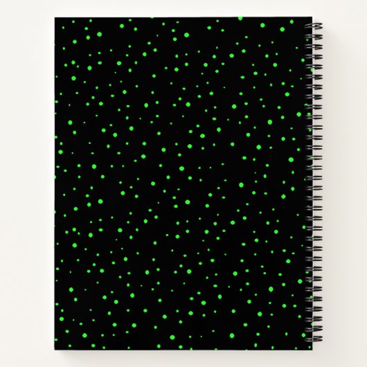 Farbenfrohe glückliche Lizard Holding Leaf Grüne P Notizblock (Rückseite)