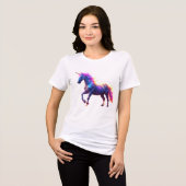 Farbenfrohe Glühbirne Tri-Blend Shirt (Vorderseite voll)