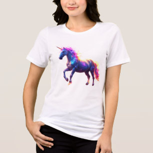 Farbenfrohe Glühbirne Tri-Blend Shirt
