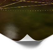 Farbenfrohe Glühwürmchen Poster (Ecke)