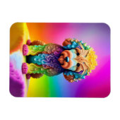 Farbenfrohe Goldendoodle Magnet (Horizontal)
