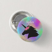 Farbenfrohe goldene Fesseln Personalisiertes Einho Button (Vorne & Hinten)