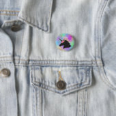 Farbenfrohe goldene Fesseln Personalisiertes Einho Button (Beispiel)
