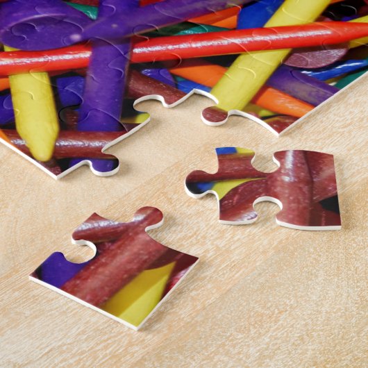 Farbenfrohe Golf T-Shirt Jumble Puzzle (Seite)