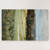 Farbenfrohe Golfplatz im Herbst Foto Jigsaw Puzzle (Horizontal)