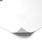 Farbenfrohe Gradient Happy Geburtstagtypografie Poster (Ecke)