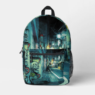 Farbenfrohe Graffiti Art Bedruckter Rucksack