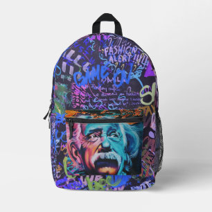 Farbenfrohe Graffiti Art Bedruckter Rucksack