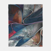 Farbenfrohe Graffiti Art Fleecedecke (Vorderseite)