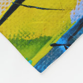 Farbenfrohe Graffiti Art Fleecedecke (Ecke)